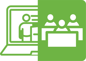 Graphic icon – Programming to Support In-Person Teaching with Remote Participants