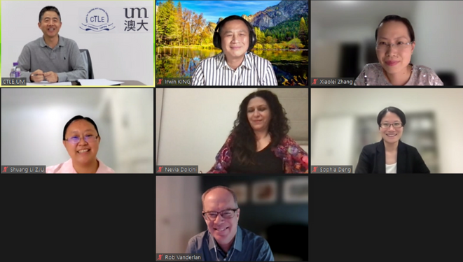 snapshot from the zoom meeting of the Conference Presentations & Sub-Forums:  Global MOOC and Online Education Conference 